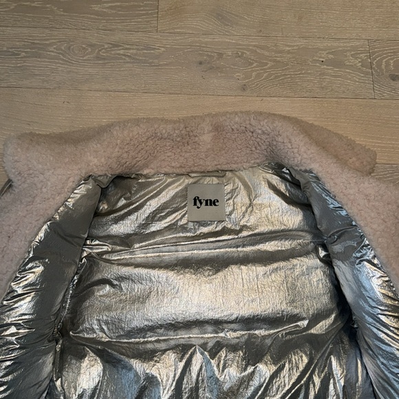 Fyne Jacket Silver With Pink Wool, Size XS - Picture 4 of 6